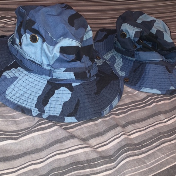 2 Blue Camoflauge Bucket Hats💙 - Picture 2 of 5